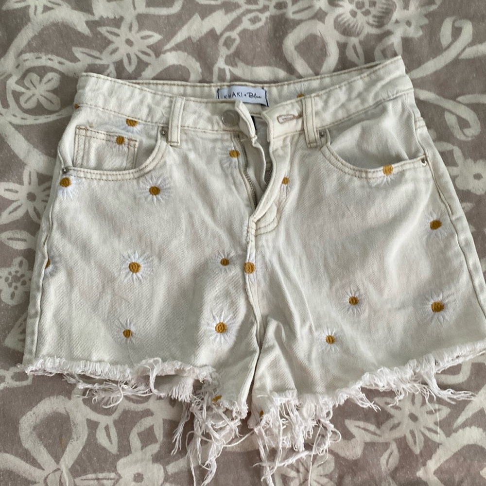 Denim shorts